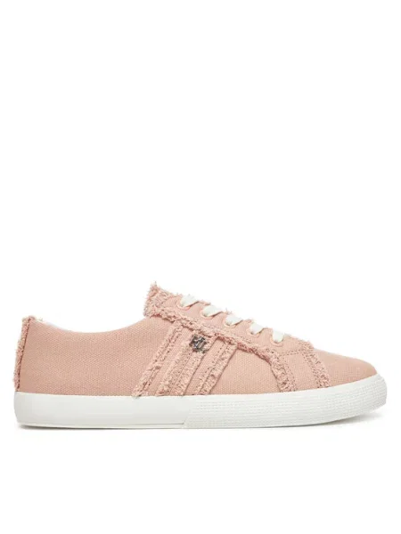 LAUREN RALPH LAUREN Sneakersy Janson Fray różowy
