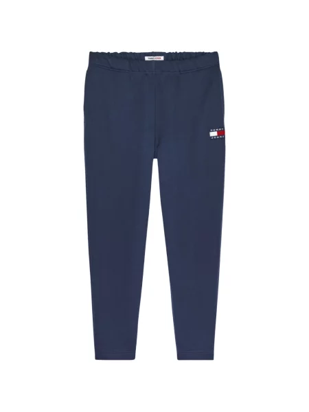 Spodnie Tommy Jeans niebieskie