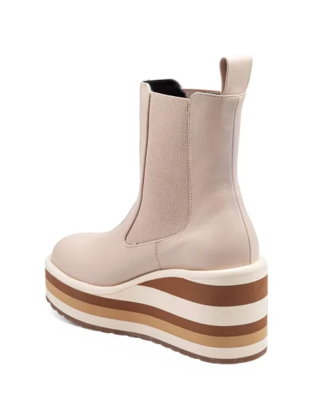 Botine Paloma Barcelo cu dungi cu platformă