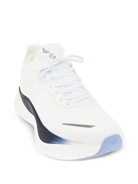 Tenisice Ea7 Emporio Armani s vezicama s čipkom bijela