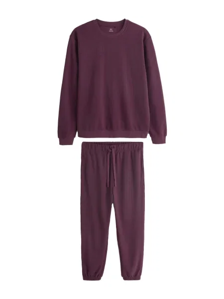 Next Pijama lungă mov zmeură