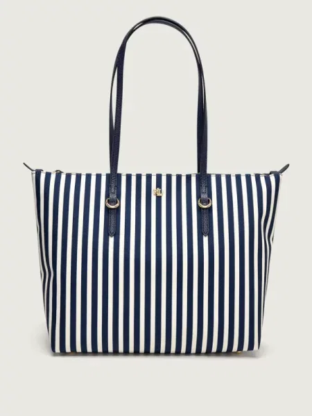 Lauren Ralph Lauren Shopper táska KEATON tengerészkék / fehér kék