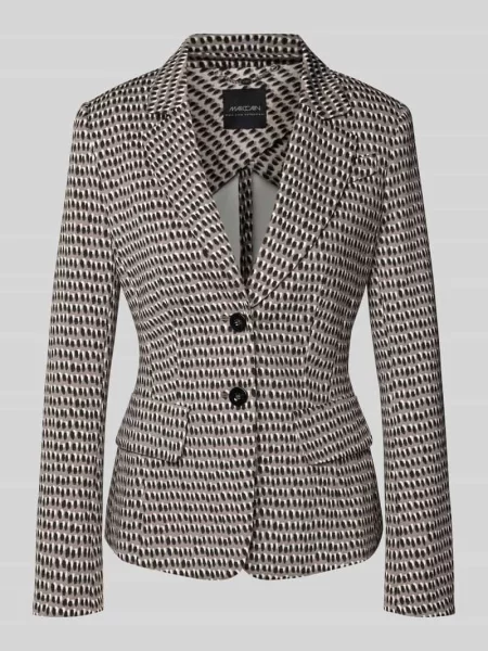Żakiet o kroju slim fit z kołnierzem z połami Marc Cain