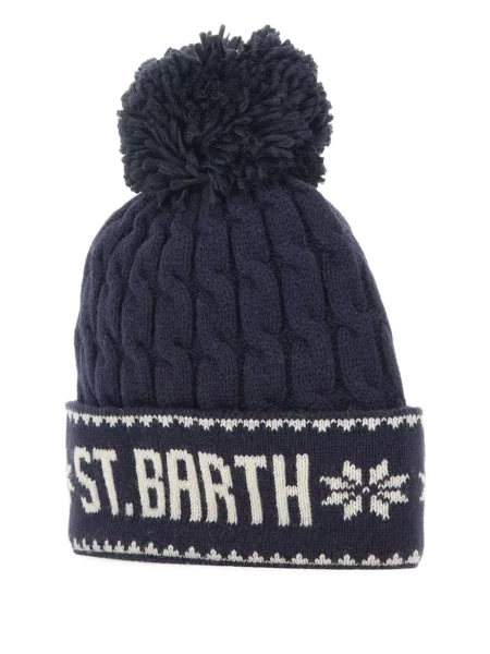Beanie Mc2 Saint Barth tricotate albastru