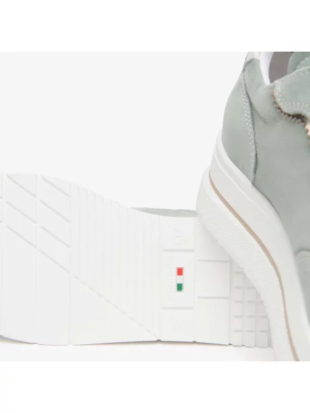 Pantofi Nerogiardini din velur verde