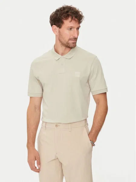 Tricou polo Boss verde