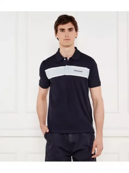 Guess Jeans Tenisz póló kék