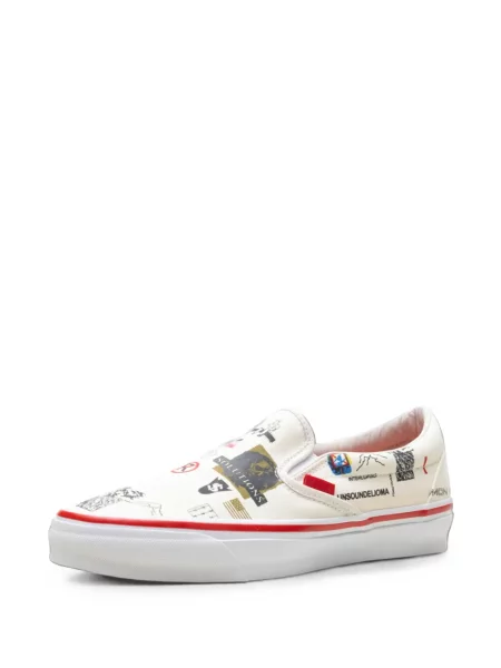 Chiloți Vans cu imagine slip-on clasic alb