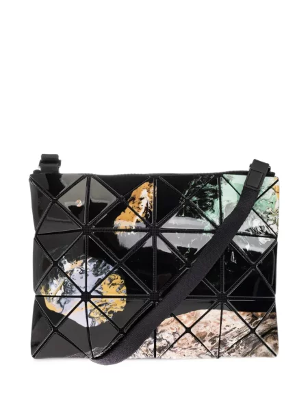 Geanta crossbody Bao Bao Issey Miyake cu imagine cu imprimeu abstract negru