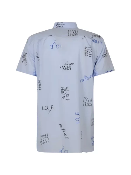 Καρό πουκάμισο Comme Des Garçons με σχέδιο μπλε