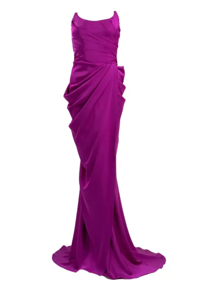 Rochie maxi Ana Radu de costum violet