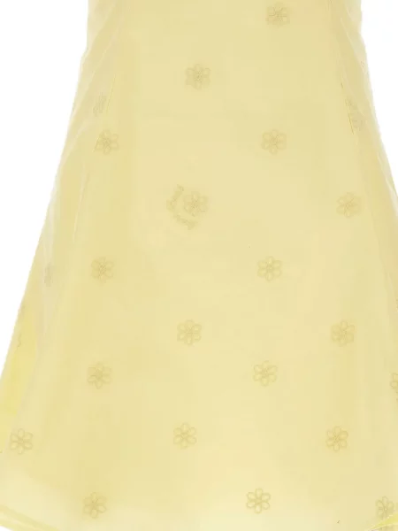 Rochie mini Mc2 Saint Barth cu model floral galben
