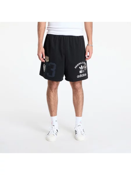 Мрежести къс шорти Adidas Originals черно