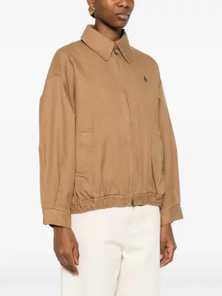 Șapcă Polo Ralph Lauren în carouri lungă maro