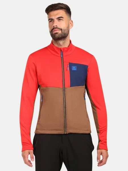 Fleece fleece melegítő felső Kilpi barna