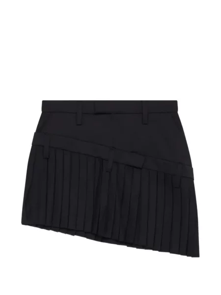 Fusta mini Torishéju asimetrică negru