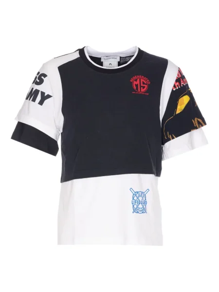 Tricou Marine Serre alb