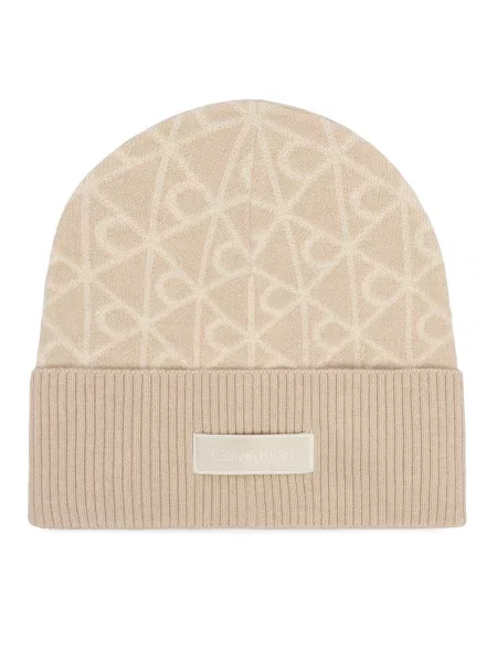 Calvin Klein Σκούφος Ανοιχτό μπεζ