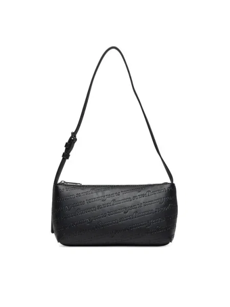 Geantă Tommy Jeans Tjw Must Aop Shoulder Bag negru