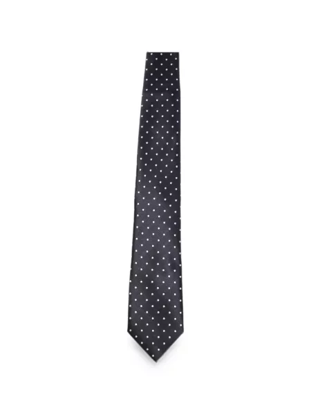 Cravată Tom Ford cu buline negru