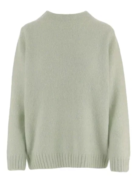 Pulover Arch4 cu decolteu rotund verde