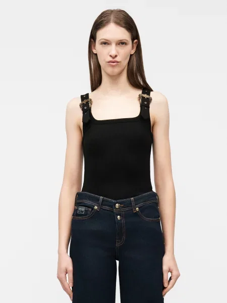 Versace Jeans Couture Top negru
