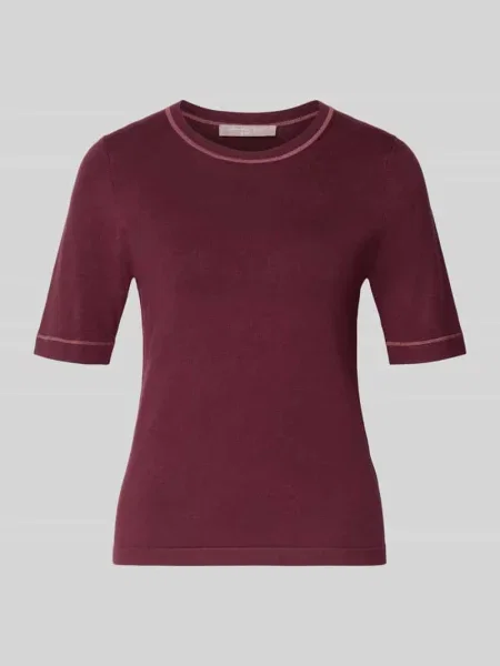 Sweter z mieszanka w imitacja dzianiny Christian Berg Woman Selection