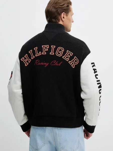 Bomber jakna Tommy Hilfiger crna