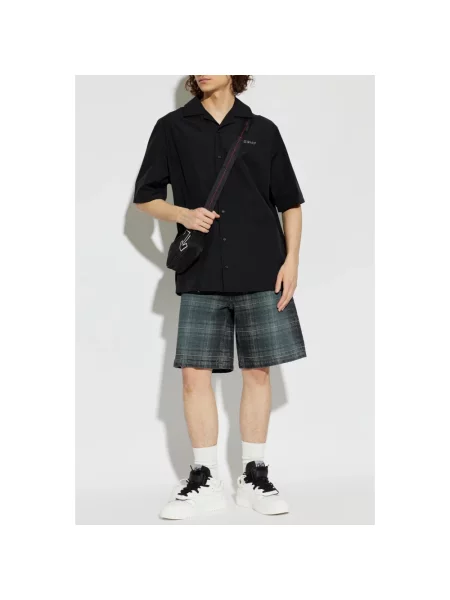 Szorty Off-white w kratę białe