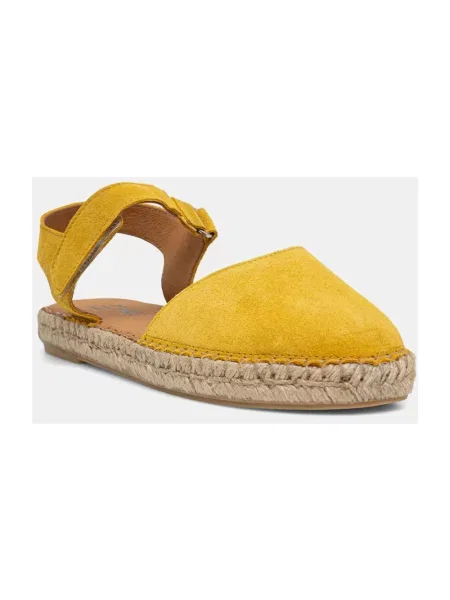 Espadryle Fly London zamszowe żółte
