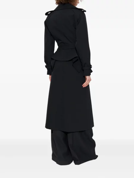 Cu peplum trenci Max Mara negru