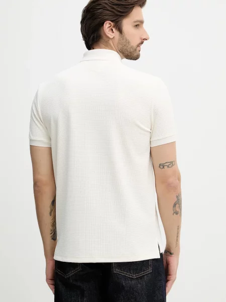 Polo tričko Tommy Hilfiger béžové
