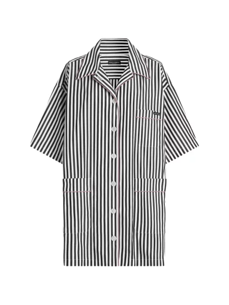 Cămașă Dolce & Gabbana cu dungi negru