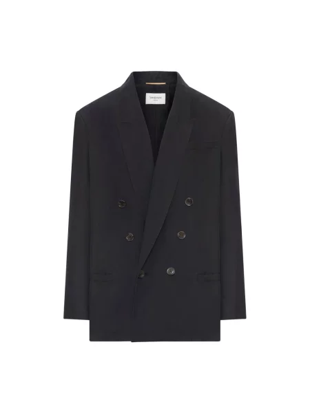 Marynarka Saint Laurent dwurzędowa czarna