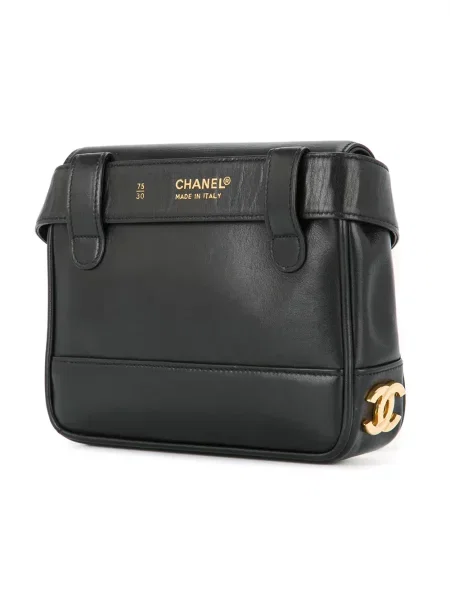 Pásek Chanel Pre-owned s autogramem černý