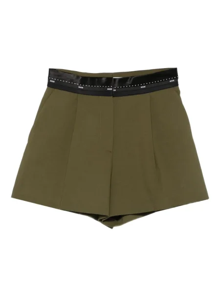 Pantaloni scurți Msgm plisate verde