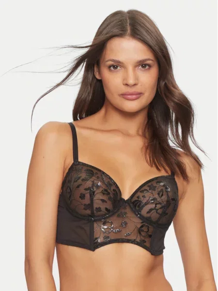 Nedrček s kostjo Chantelle črna