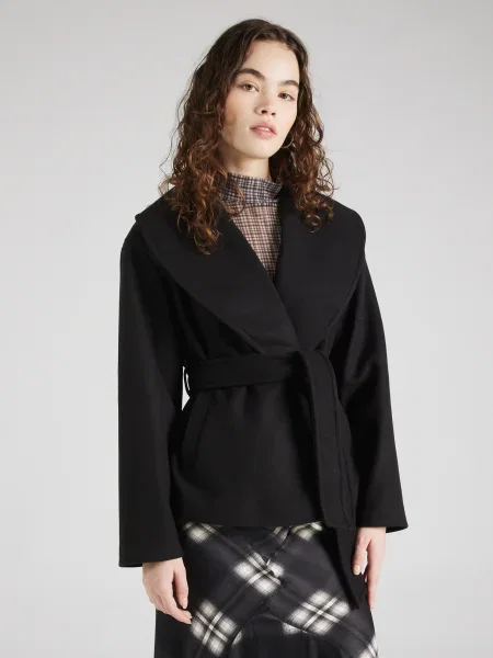 VERO MODA Prechodný kabát ANNE BERGEN' čierna