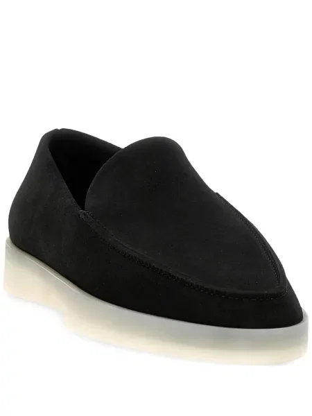 Semišové loafers Fear Of God černé