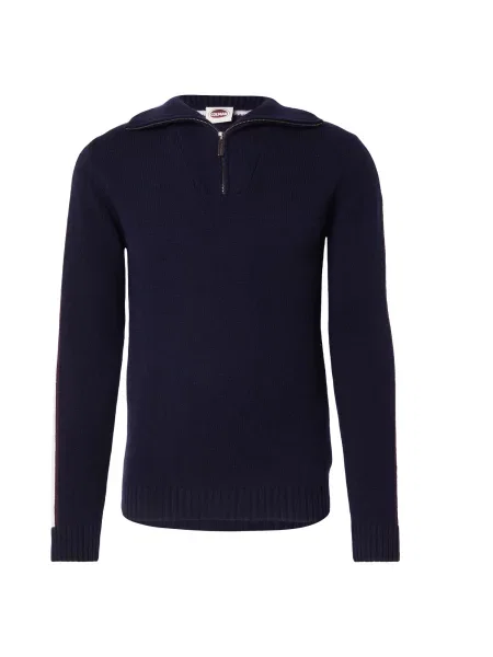 Colmar Pulover bleumarin / roșu burgundy alb