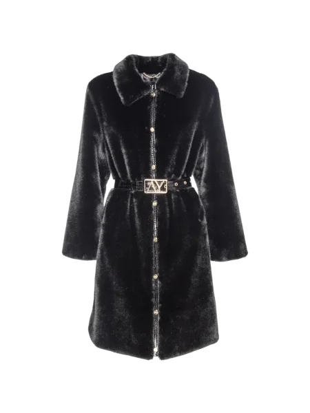 Palton de blană Ayfee negru
