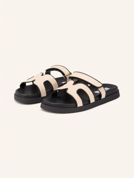 Steve Madden Klapki Missile schwarz czarne