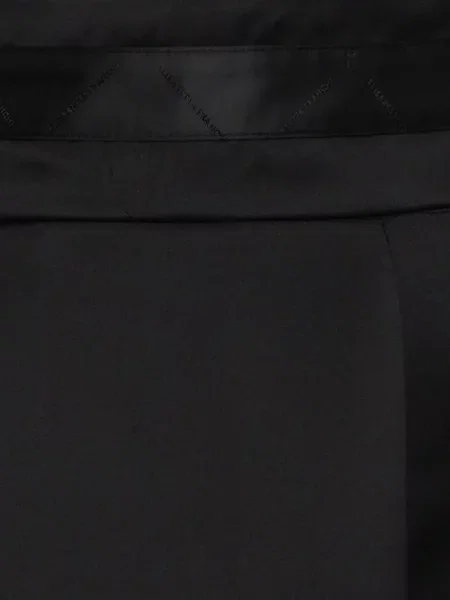 Fusta maxi Elisabetta Franchi din satin negru
