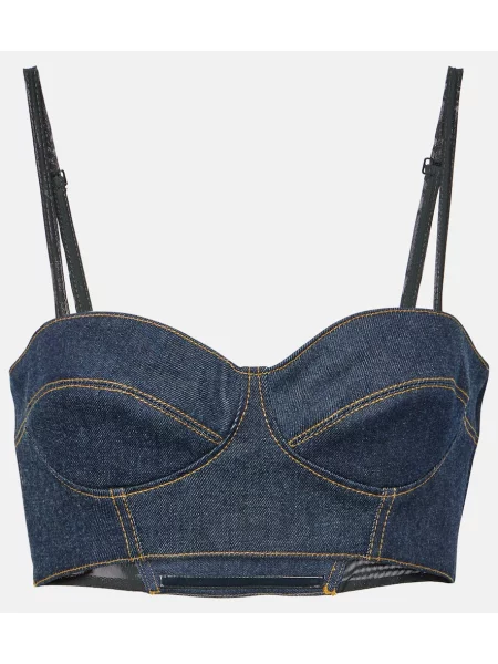 Sutien Alaïa albastru