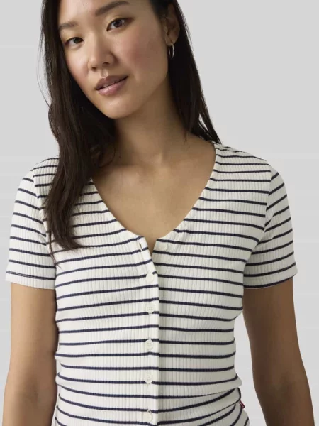 T-shirt z listwą guzikową Levi's