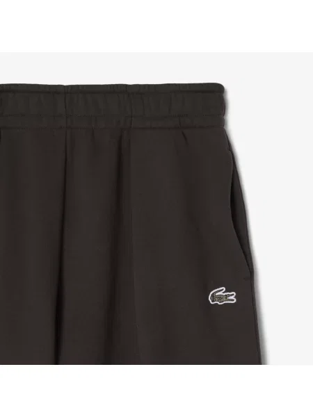 Lacoste Spodnie Dresowe Wide Leg brązowe