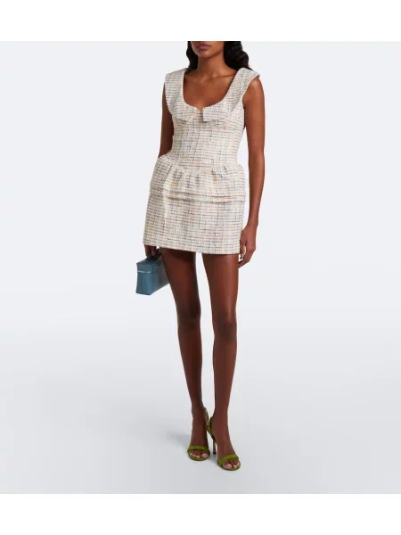 Rochie Shushu/tong din tweed bej