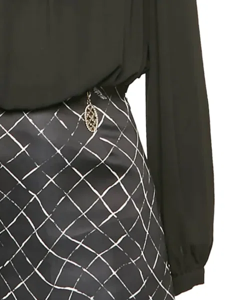 Φόρεμα Elisabetta Franchi μαύρο