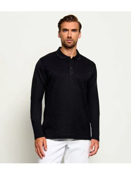 Tricou polo Karl Lagerfeld negru