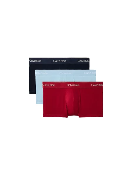 Calvin Klein Underwear Boxeri albastru marin / azuriu / roșu alb